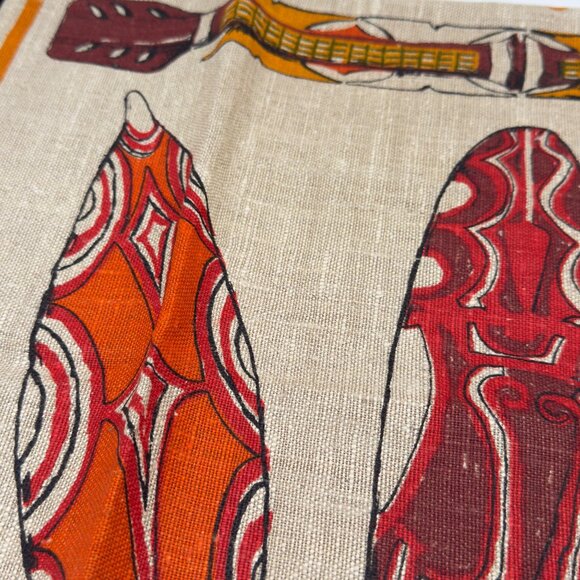 Heil Aboriginal Art Australia 100% Pure Linen Kitchen Tea Towel Flax 18x30 - Picture 13 of 16